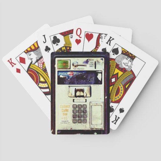 COOL aufgegebene Payphone Spielkarten (Rückseite)