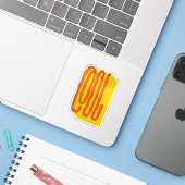 COOL AUFKLEBER (Laptop mit iPhone)