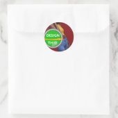 COOL! Aufkleber - klassische Rundung - Blatt mit 2 (Tasche)