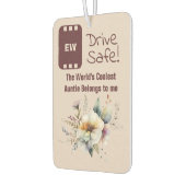 Cool Auntie hinzufügen Fototafel sicher Blumenburg Autolufterfrischer (Links)