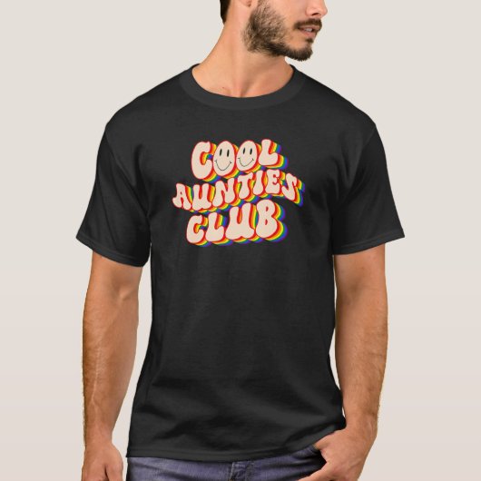 Cool Aunties Club LGBTQ Pride Gay Pride Rainbow LG T-Shirt (Vorderseite)