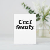 Cool Aunty Postkarte (Stehend Vorderseite)