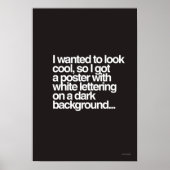 Cool aussehen poster (Vorne)