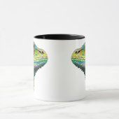 Cool aussehende Lizard AI Art Tasse (Zentrum)