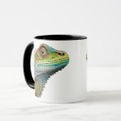 Cool aussehende Lizard AI Art Tasse (Vorderseite Links)