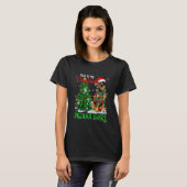 Cool Australian Cattle Dog Christmas Tree Lights S T-Shirt (Vorne ganz)