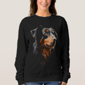Cool Australian Shepherd Face Awesome Sweatshirt (Vorderseite)