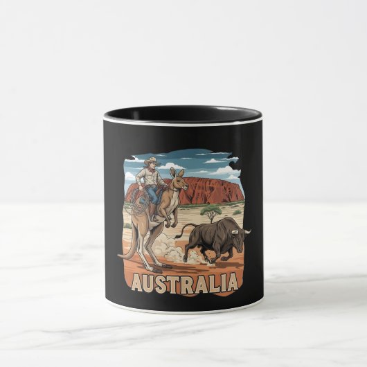 Cool Australien Tasse (Zentrum)