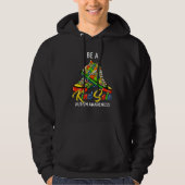 Cool Autism Awareness Be A Kind Sole Rainbow Sneak Hoodie (Vorderseite)