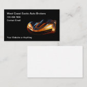 Cool Auto Broker Business Cards Visitenkarte (Vorne/Hinten)