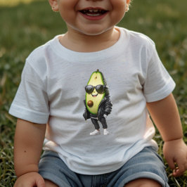 Cool Avocado | Baby Feines Jersey T-Shirt