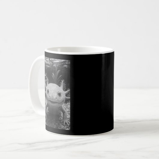 Cool Axolotl Selfie Kaffeetasse (Vorderseite Links)