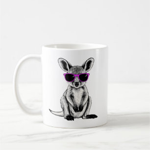 Cool Baby Kangaroo Joey Kaffeetasse