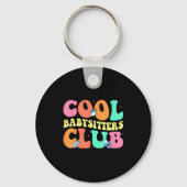 Cool Babysitters Club - Groovy Design Babysitter B Schlüsselanhänger (Vorderseite)