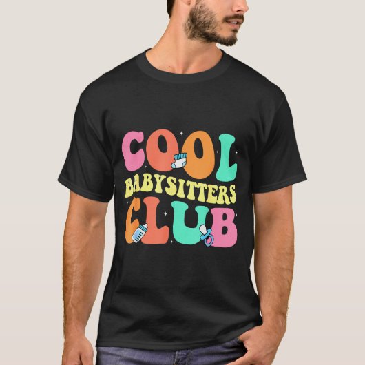 Cool Babysitters Club - Groovy Design Babysitter B T-Shirt (Vorderseite)