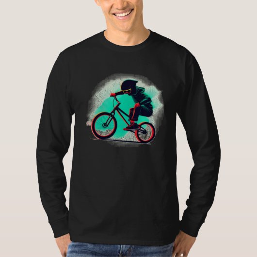 Cool bad Biker Kid T-Shirt (Vorderseite)