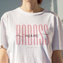 COOL BADASS MAMA STRONG MAMA SINGLE MAMA SCRIPT PI T-Shirt