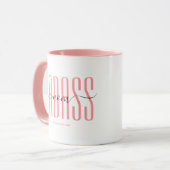 COOL BADASS MAMA STRONG MAMA SINGLE MAMA SCRIPT PI TASSE (Vorderseite Links)