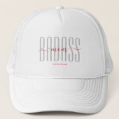 COOL BADASS MAMA STRONG MAMA SINGLE MAMA SCRIPT TRUCKERKAPPE (Vorderseite)