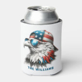 Cool Bald Adler 4. Juli Dosenkühler (Kanne Vorderseite)