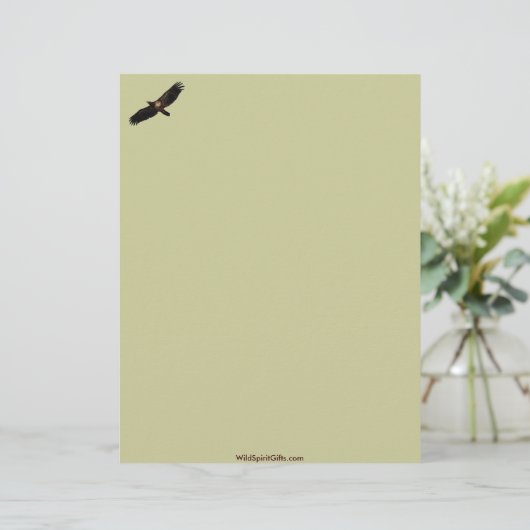 Cool Bald Eagle Wildlife Collection Briefkopf (Stehend Vorderseite)