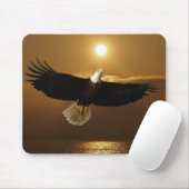 Cool Bald Eagle Wildlife Collection Mousepad (Mit Mouse)