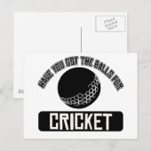 Cool Ball-Sportdesigns Postkarte (Vorne/Hinten)