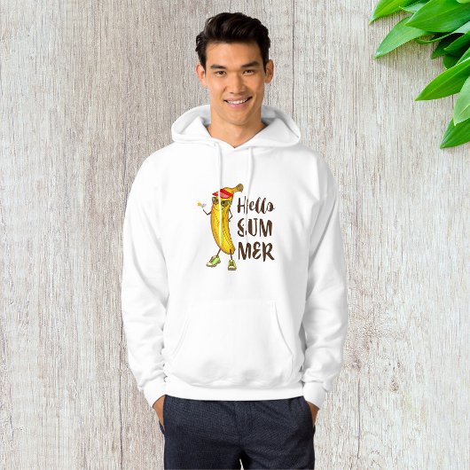 Cool Banana Hallo Sommer Funny Tropical Frucht Hoodie