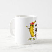 Cool Banana Hallo Sommer Funny Tropical Frucht Kaffeetasse (Vorderseite Links)