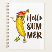 Cool Banana Hallo Sommer Funny Tropical Frucht Planer (Vorderseite)