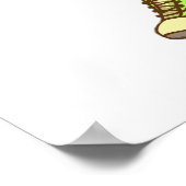 Cool Banana Hallo Sommer Funny Tropical Frucht Poster (Ecke)