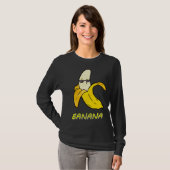 Cool Banana with sunglasses and kissy face cute f T-Shirt (Vorne ganz)
