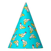 Cool Bananen-Party Partyhütchen (Links)