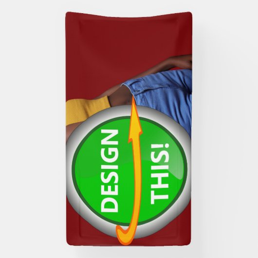 COOL! Banner - 1.6'x3' - Außenbereich - Benutzerde (Vertikal)