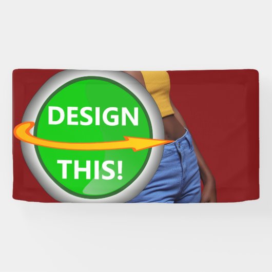 COOL! Banner - 1.6'x3' - Außenbereich - Benutzerde (Horizontal)