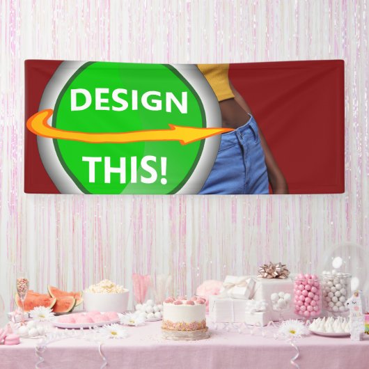 COOL! Banner - 2.5' x 6' - Innenbereich - Benutzer (Party)