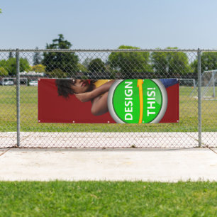 COOL! Banner - 2.5' x 8' - Außenbanner mit Metallr
