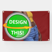 COOL! Banner - 2.5'x4' - Außenbanner mit Metallrah (Horizontal)