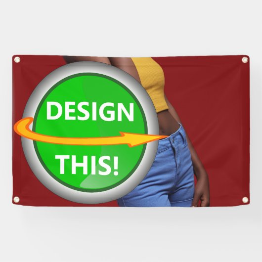 COOL! Banner - 2.5'x4' - Außenbanner mit Metallrah (Horizontal)