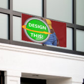 COOL! Banner - 3' x 5' - Außenbereich - Kundenspez (Äußeres Gebäude)