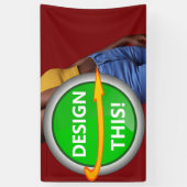 COOL! Banner - 3' x 5' - Außenbereich - Kundenspez (Vertikal)