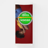 COOL! Banner - 4'x10' - Außenbereich - Benutzerdef (Vertikal)