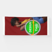 COOL! Banner - 4'x10' - Innenbereich - Benutzerdef (Horizontal)