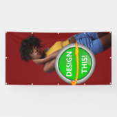 COOL! Banner - 4'x8' - Außenbanner mit Metallrahme (Horizontal)