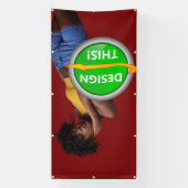 COOL! Banner - 4'x8' - Außenbanner mit Metallrahme (Vertikal)