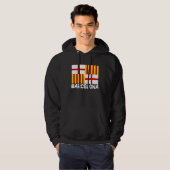 Cool Barcelona Flag Hoodie (Vorne ganz)