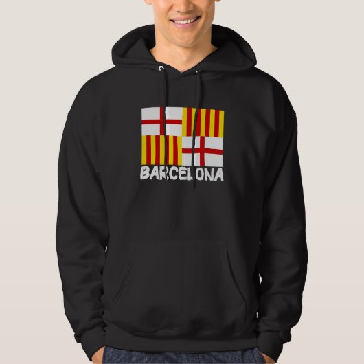 Cool Barcelona Flag Hoodie (Vorderseite)