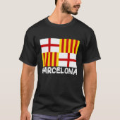 Cool Barcelona Flag T-Shirt (Vorderseite)