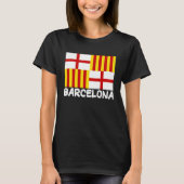 Cool Barcelona Flag T-Shirt (Vorderseite)