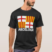 Cool Barcelona Flag T-Shirt (Vorderseite)